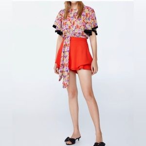 Zara Ruffled Shorts